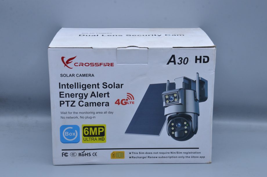 Crossfire A30 Hd Intelligent Solar Energy Alert PTZ Camera