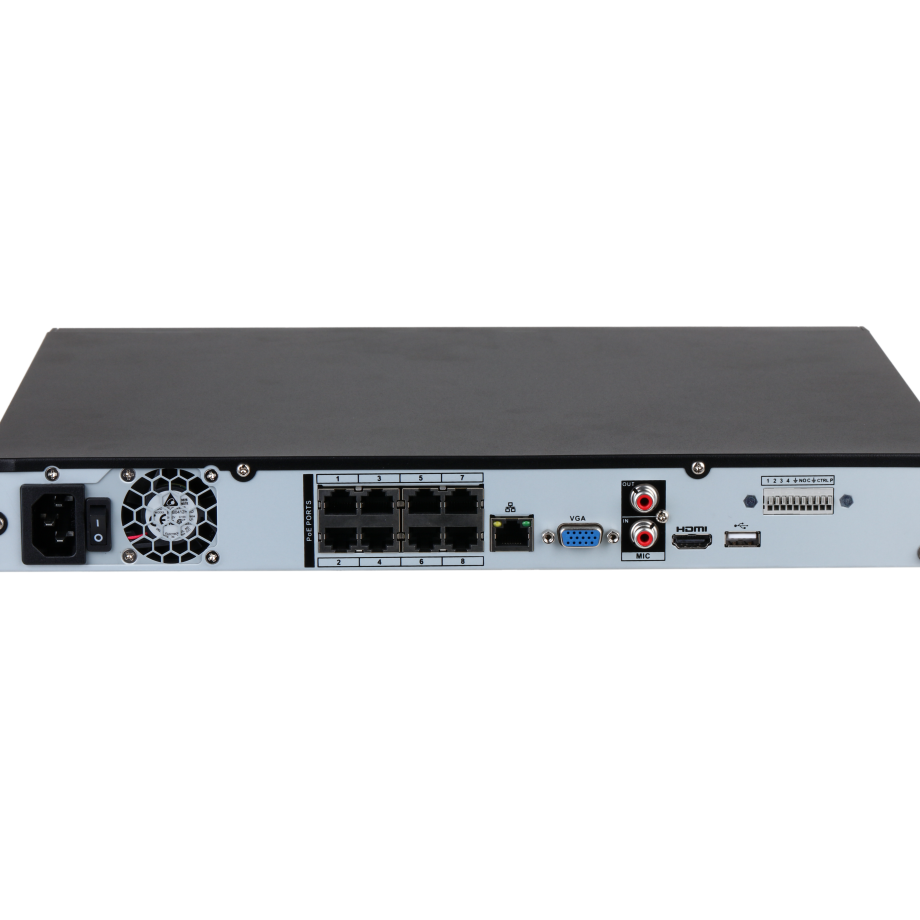 Dahua 2MP 8-Channel NVR with 8 POE